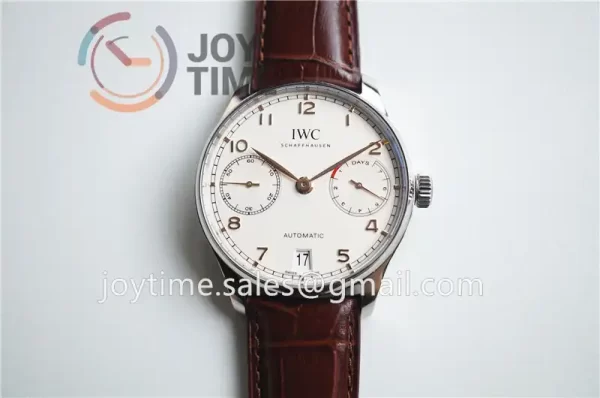 IWC Portuguese Real PR ZF 1:1 Best Edition SS 42mm Leather Strap A52010