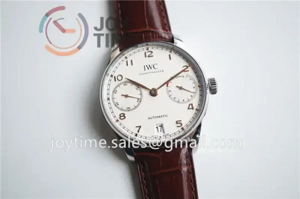 IWC Portuguese Real PR ZF 1:1 Best Edition SS 42mm Leather Strap A52010