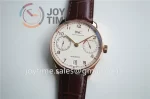 IWC Portuguese Real PR ZF 1:1 Best Edition RG 42mm Leather Strap A52010