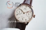 IWC Portuguese Real PR ZF 1:1 Best Edition RG 42mm Leather Strap A52010