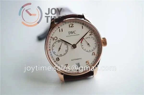 IWC Portuguese Real PR ZF 1:1 Best Edition RG 42mm Leather Strap A52010