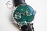 IWC Portuguese Real PR ZF 1:1 Best Edition SS 42mm Leather Strap A52010