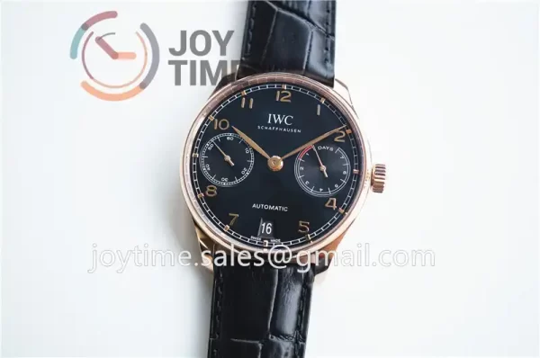 IWC Portuguese Real PR ZF 1:1 Best Edition RG 42mm Leather Strap A52010