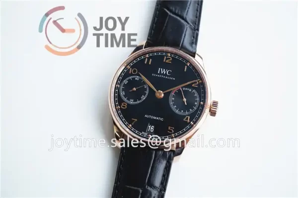 IWC Portuguese Real PR ZF 1:1 Best Edition RG 42mm Leather Strap A52010