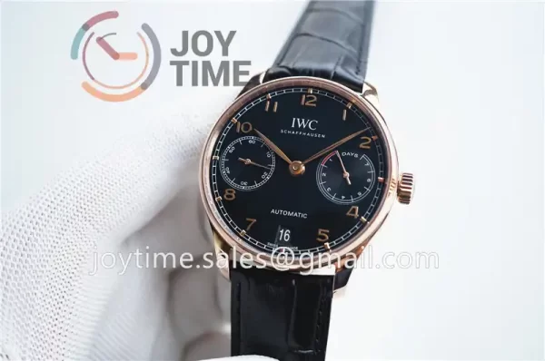 IWC Portuguese Real PR ZF 1:1 Best Edition RG 42mm Leather Strap A52010