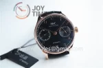 IWC Portuguese Real PR ZF 1:1 Best Edition RG 42mm Leather Strap A52010