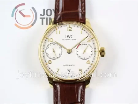 IWC Portuguese Real PR ZF 1:1 Best Edition YG 42mm Leather Strap A52010