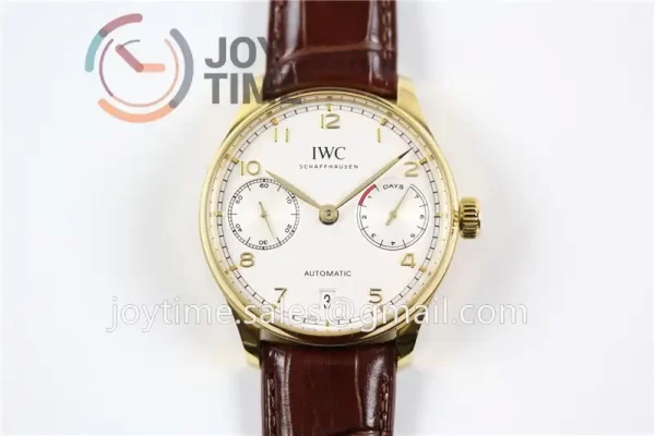 IWC Portuguese Real PR ZF 1:1 Best Edition YG 42mm Leather Strap A52010