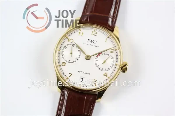 IWC Portuguese Real PR ZF 1:1 Best Edition YG 42mm Leather Strap A52010