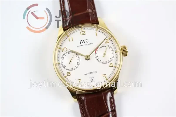 IWC Portuguese Real PR ZF 1:1 Best Edition YG 42mm Leather Strap A52010