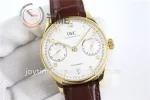 IWC Portuguese Real PR ZF 1:1 Best Edition YG 42mm Leather Strap A52010