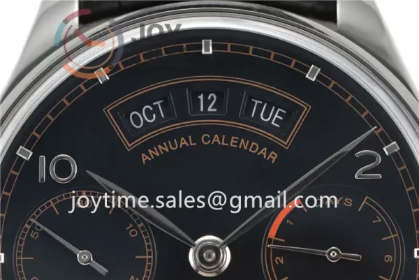 IWC Portuguese Real PR Real Annual Calendar ZF 1:1 Best Edition SS 44mm Leather Strap A52850