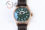 IWC Pilot UTC Spitfire “MJ271”  ZF 1:1 Best Edition Bronze 41mm Leather Strap A2836