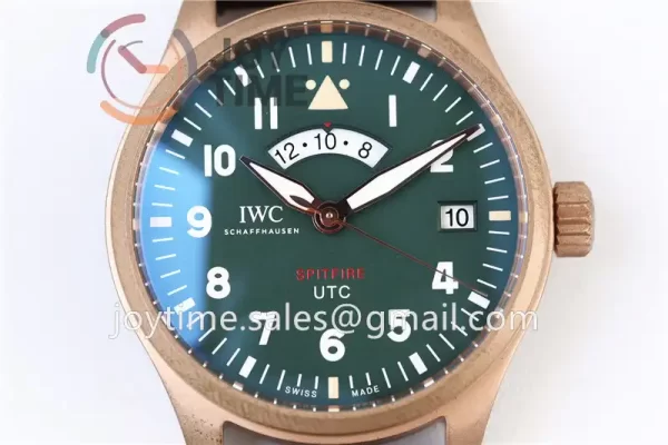 IWC Pilot UTC Spitfire “MJ271”  ZF 1:1 Best Edition Bronze 41mm Leather Strap A2836