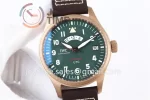 IWC Pilot UTC Spitfire “MJ271”  ZF 1:1 Best Edition Bronze 41mm Leather Strap A2836