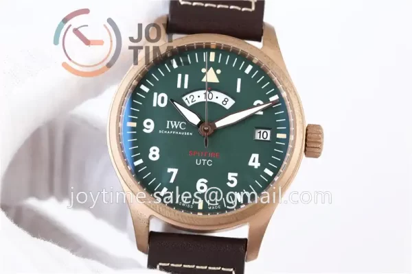 IWC Pilot UTC Spitfire “MJ271”  ZF 1:1 Best Edition Bronze 41mm Leather Strap A2836