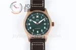 IWC Pilot Mark XVIII  ZF 1:1 Best Edition Bronze 39mm Leather Strap A2836