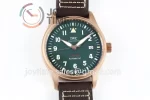 IWC Pilot Mark XVIII  ZF 1:1 Best Edition Bronze 39mm Leather Strap A2836