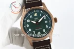 IWC Pilot Mark XVIII  ZF 1:1 Best Edition Bronze 39mm Leather Strap A2836