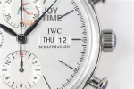 IWC Portofino Chrono ZF 1:1 Best Edition SS 42mm Leather Strap A7750