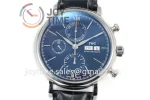 IWC Portofino Chrono ZF 1:1 Best Edition SS 42mm Leather Strap A7750