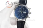 IWC Portofino Chrono ZF 1:1 Best Edition SS 42mm Leather Strap A7750