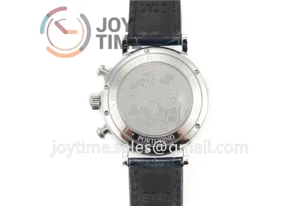 IWC Portofino Chrono ZF 1:1 Best Edition SS 42mm Leather Strap A7750