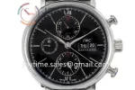 IWC Portofino Chrono ZF 1:1 Best Edition SS 42mm Leather Strap A7750