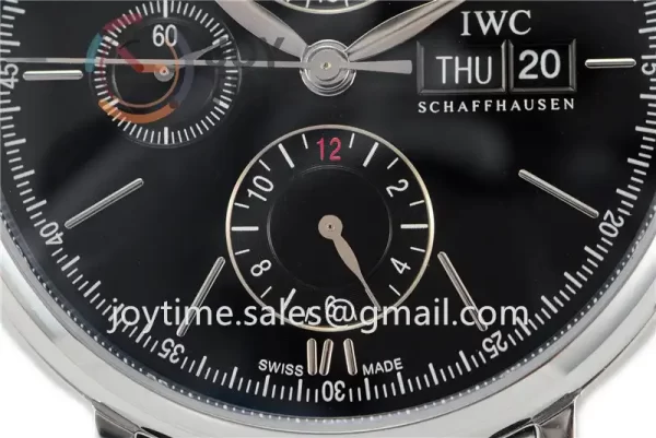 IWC Portofino Chrono ZF 1:1 Best Edition SS 42mm Leather Strap A7750