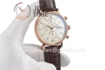 IWC Portofino Chrono ZF 1:1 Best Edition RG 42mm Leather Strap A7750