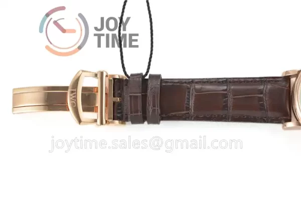 IWC Portofino Chrono ZF 1:1 Best Edition RG 42mm Leather Strap A7750