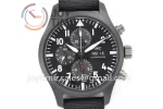 IWC Pilot Chronograph ZF 1:1 Best Edition Ceramic 44.5mm Nylon Strap A7750