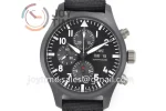 IWC Pilot Chronograph ZF 1:1 Best Edition Ceramic 44.5mm Nylon Strap A7750