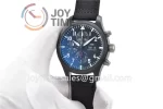 IWC Pilot Chronograph ZF 1:1 Best Edition Ceramic 44.5mm Nylon Strap A7750