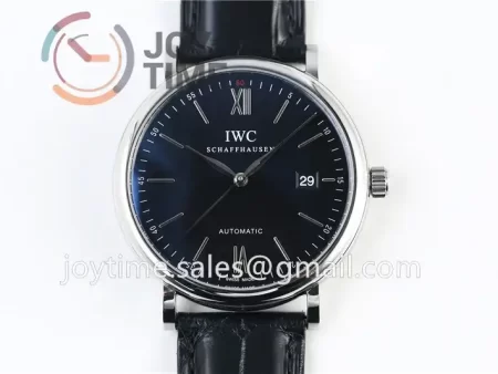 IWC Portofino Automatic AF 1:1 Best Edition SS 40mm Leather Strap A2892