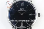 IWC Portofino Automatic AF 1:1 Best Edition SS 40mm Leather Strap A2892