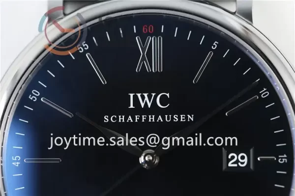 IWC Portofino Automatic AF 1:1 Best Edition SS 40mm Leather Strap A2892