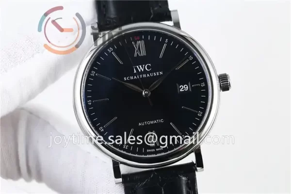 IWC Portofino Automatic AF 1:1 Best Edition SS 40mm Leather Strap A2892