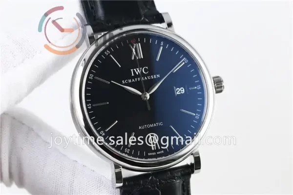 IWC Portofino Automatic AF 1:1 Best Edition SS 40mm Leather Strap A2892