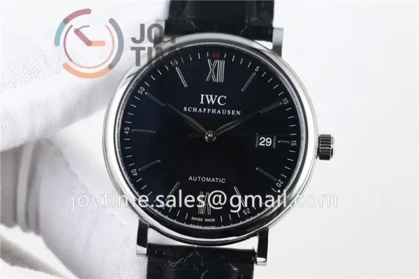 IWC Portofino Automatic AF 1:1 Best Edition SS 40mm Leather Strap A2892