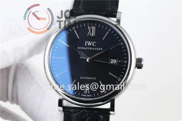 IWC Portofino Automatic AF 1:1 Best Edition SS 40mm Leather Strap A2892