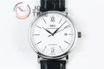 IWC Portofino Automatic AF 1:1 Best Edition SS 40mm Leather Strap A2892