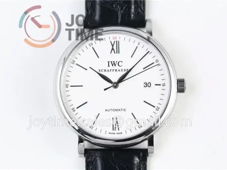 IWC Portofino Automatic AF 1:1 Best Edition SS 40mm Leather Strap A2892