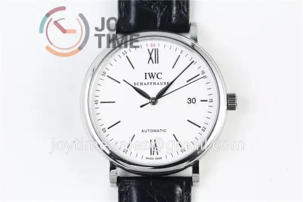 IWC Portofino Automatic AF 1:1 Best Edition SS 40mm Leather Strap A2892