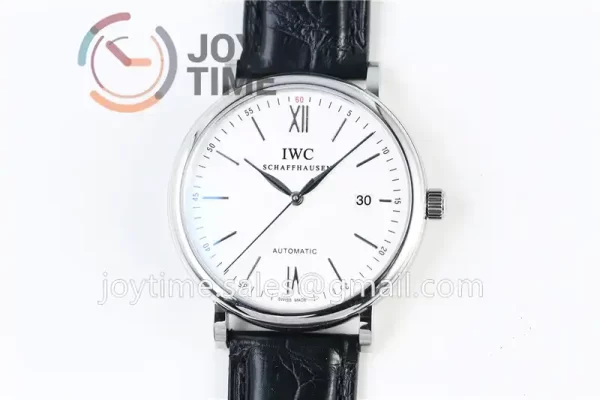 IWC Portofino Automatic AF 1:1 Best Edition SS 40mm Leather Strap A2892