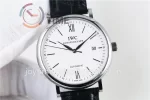 IWC Portofino Automatic AF 1:1 Best Edition SS 40mm Leather Strap A2892