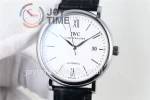 IWC Portofino Automatic AF 1:1 Best Edition SS 40mm Leather Strap A2892