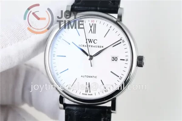 IWC Portofino Automatic AF 1:1 Best Edition SS 40mm Leather Strap A2892