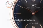 IWC Portofino Automatic ZF 1:1 Best Edition RG 40mm Leather Strap Miyota9015