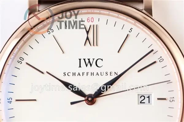 IWC Portofino Automatic ZF 1:1 Best Edition RG 40mm Leather Strap Miyota9015